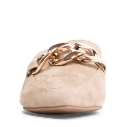 FEARN TAN SUEDE -Stevemadden STEVEMADDEN FLATS FEARN TAN SUEDE FRONT