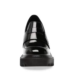 OBSIDIAN BLACK PATENT -Stevemadden STEVEMADDEN INTL OBSIDIAN BLACK PATENT FRONT
