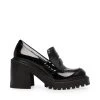 OBSIDIAN BLACK PATENT -Stevemadden STEVEMADDEN INTL OBSIDIAN BLACK PATENT SIDE