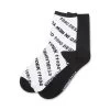 L-WORDY BLACK MULTI 1 L-WORDY BLACK MULTI -Stevemadden STEVEMADDEN LEGWEAR L WORDY BLACK WHITE