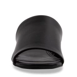 ANDERS BLACK LEATHER -Stevemadden STEVEMADDEN SANDALS ANDERS BLACK FRONT