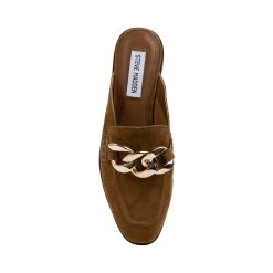 CALLY TAN SUEDE -Stevemadden STEVEMADDEN SANDALS CALLY COGNAC SUEDE TOP
