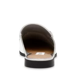 CAYLER SILVER LEATHER -Stevemadden STEVEMADDEN SANDALS CAYLER SILVER LEATHER BACK