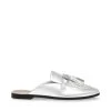CAYLER SILVER LEATHER -Stevemadden STEVEMADDEN SANDALS CAYLER SILVER LEATHER SIDE