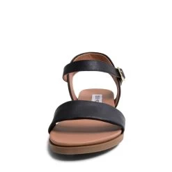 DAELYN BLACK 9 DAELYN BLACK -Stevemadden STEVEMADDEN SANDALS DAELYN BLACK SYNTHETIC FRONT