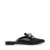 FRIENDS BLACK -Stevemadden STEVEMADDEN SANDALS FRIENDS BLACK LEAT SIDE