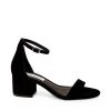 IRENE-M BLACK SUEDE -Stevemadden STEVEMADDEN SANDALS IRENEM BLACK SUEDE SIDE