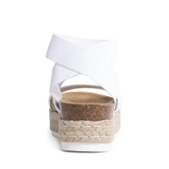 KIMMIE WHITE -Stevemadden STEVEMADDEN SANDALS KIMMIE WHITE BACK