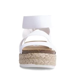 KIMMIE WHITE -Stevemadden STEVEMADDEN SANDALS KIMMIE WHITE FRONT