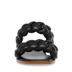 SPAIN BLACK -Stevemadden STEVEMADDEN SANDALS SPAIN BLACK FRONT