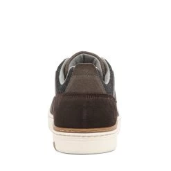 BREVARD GREY LEATHER -Stevemadden STEVEMADDEN SHOES BREVARD GREY BACK