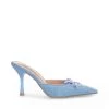 BRIANNE BLUE FABRIC -Stevemadden STEVEMADDEN SHOES BRIANNE DENIM FABRIC SIDE