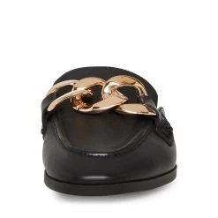 CALLY BLACK LEATHER -Stevemadden STEVEMADDEN SHOES CALLY BLACK LEATHER FRONT