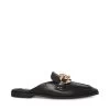 CALLY BLACK LEATHER -Stevemadden STEVEMADDEN SHOES CALLY BLACK LEATHER SIDE