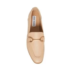 CARRINE NATURAL -Stevemadden STEVEMADDEN SHOES CARRINE NATURAL LEATHER TOP