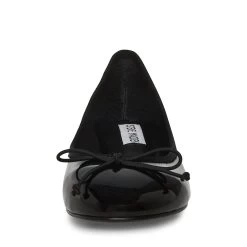 CHERISH BLACK PATENT -Stevemadden STEVEMADDEN SHOES CHERISH BLACK PATENT FRONT