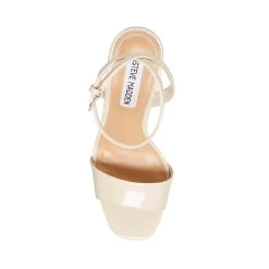 LESSA NATURAL PATENT -Stevemadden STEVEMADDEN SHOES CORBA LESSA BONE PATENT TOP