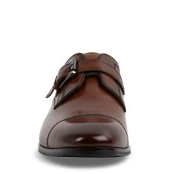 COVET TAN LEATHER 9 COVET TAN LEATHER -Stevemadden STEVEMADDEN SHOES COVET TAN FRONT