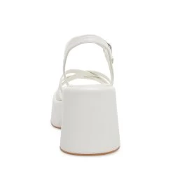 CRAZY30 WHITE LEATHER -Stevemadden STEVEMADDEN SHOES CRAZY30 WHITE LEATHER BACK