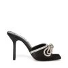 EMBELLISH BLACK -Stevemadden STEVEMADDEN SHOES EMBELLISH BLACK SATIN SIDE