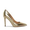 EVELYN GOLD EXOTIC -Stevemadden STEVEMADDEN SHOES EVELYN GOLD SNAKE SIDE