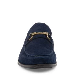 GADDIS BLUE SUEDE -Stevemadden STEVEMADDEN SHOES GADDIS NAVY FRONT