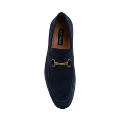 GADDIS BLUE SUEDE -Stevemadden STEVEMADDEN SHOES GADDIS NAVY TOP