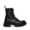 JAMISYN BLACK LEATHER -Stevemadden STEVEMADDEN SHOES JAMISYN BLACK SIDE