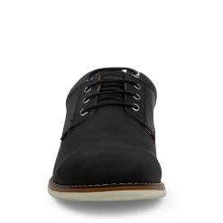 JAXSON BLACK NUBUCK -Stevemadden STEVEMADDEN SHOES JAXSON BLACK FRONT