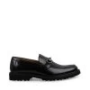 KRADMIN BLACK LEATHER 1 KRADMIN BLACK LEATHER -Stevemadden STEVEMADDEN SHOES KRADMIN BLACK SIDE