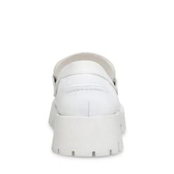 LAWRENCE WHITE LEATHER 11 LAWRENCE WHITE LEATHER -Stevemadden STEVEMADDEN SHOES LAWRENCE WHITE LEATHER BACK