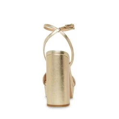 LESSA GOLD -Stevemadden STEVEMADDEN SHOES LESSA CHAMPAGNE BACK