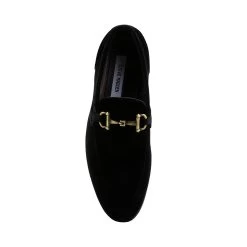 MADLYY BLACK VELVET -Stevemadden STEVEMADDEN SHOES MADLY BLACK TOP