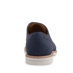 MANIKS BLUE FABRIC 10 MANIKS BLUE FABRIC -Stevemadden STEVEMADDEN SHOES MANIKS NAVY BACK