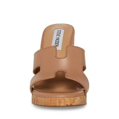MAYSON TAN LEATHER 9 MAYSON TAN LEATHER -Stevemadden STEVEMADDEN SHOES MAYSON TAN LEATHER FRONT