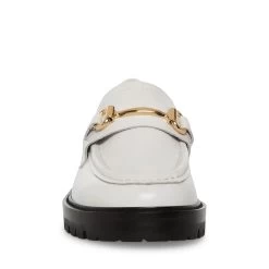 MISTOR WHITE LEATHER -Stevemadden STEVEMADDEN SHOES MISTOR WHITE LEATHER FRONT