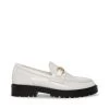 MISTOR WHITE LEATHER -Stevemadden STEVEMADDEN SHOES MISTOR WHITE LEATHER SIDE
