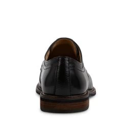 NANDO BLACK LEATHER -Stevemadden STEVEMADDEN SHOES NANDO BLACK BACK