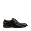 NANDO BLACK LEATHER -Stevemadden STEVEMADDEN SHOES NANDO BLACK SIDE