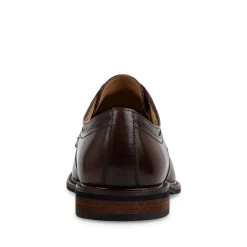 NANDO BROWN LEATHER -Stevemadden STEVEMADDEN SHOES NANDO BROWN BACK