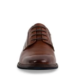 NANDO TAN LEATHER 9 NANDO TAN LEATHER -Stevemadden STEVEMADDEN SHOES NANDO TAN FRONT