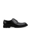 TITUS BLACK LEATHER -Stevemadden STEVEMADDEN SHOES TITUS BLACK SIDE