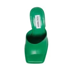 TRIXIE GREEN LEATHER 11 TRIXIE GREEN LEATHER -Stevemadden STEVEMADDEN SHOES TRIXIE GREEN TOP