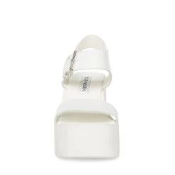 VESTA WHITE LEATHER -Stevemadden STEVEMADDEN SHOES VESTA WHITE LEATHER FRONT