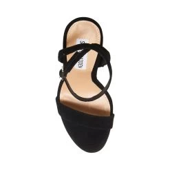 WAFER BLACK SUEDE -Stevemadden STEVEMADDEN SHOES WAFER BLACK SUEDE TOP