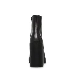ZENIA BLACK LEATHER -Stevemadden STEVEMADDEN SHOES ZENIA BLACK LEATHER BACK