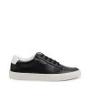 FELIX BLACK LEATHER -Stevemadden STEVEMADDEN SNEAKER FELIX BLACK SIDE
