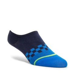 5PK MEN'S BLUE MULTI SNEAKER SOCKS -Stevemadden STEVEMADDEN SOCKS MSM50754 BLUE MULTI 7