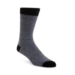 5PK MEN'S BLACK MULTI SOCKS -Stevemadden STEVEMADDEN SOCKS SMSKM0053 LINES