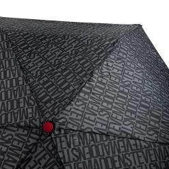 BLACK LOGO UMBRELLA